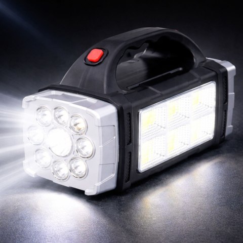 LEAN Wielofunkcyjna Latarka Solarna Szerokokątna LED HB-1678 38W