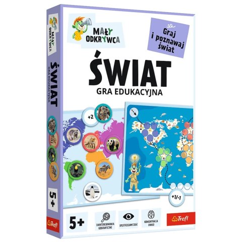 Trefl Gry Gra dla dzieci Świat Mały Odkrywca Trefl 02807