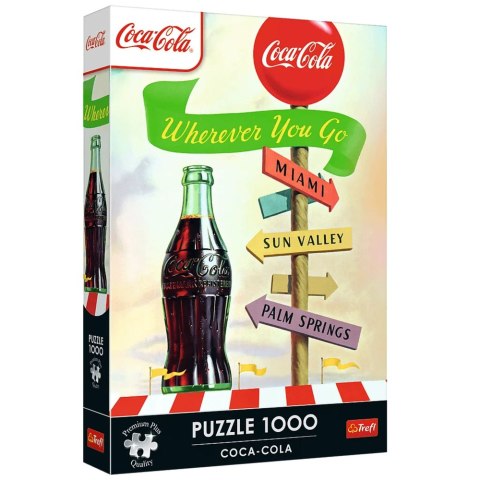 Trefl Puzzle Puzzle - 1000 Premium Plus - Coca-Cola: Gdziekolwiek zmierzasz - Trefl 12098