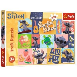 Trefl Puzzle Puzzle - 200 - Hawajskie przygody - Disney Stitch - Trefl 13331