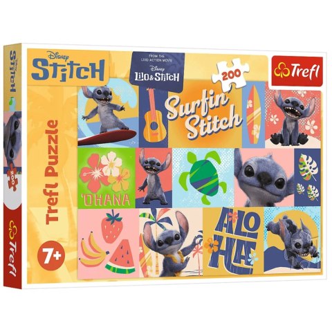 Trefl Puzzle Puzzle - 200 - Hawajskie przygody - Disney Stitch - Trefl 13331
