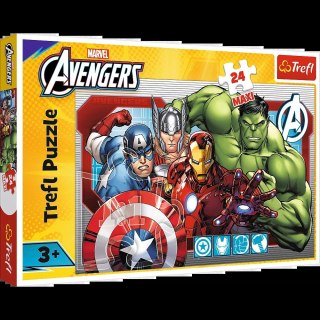 Trefl Puzzle Puzzle - 24 Maxi - Zawsze sprawiedliwi - Disney Marvel The Avengers - Trefl 14378