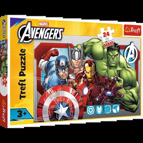 Trefl Puzzle Puzzle - 24 Maxi - Zawsze sprawiedliwi - Disney Marvel The Avengers - Trefl 14378