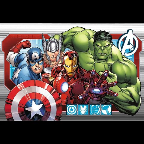 Trefl Puzzle Puzzle - 24 Maxi - Zawsze sprawiedliwi - Disney Marvel The Avengers - Trefl 14378