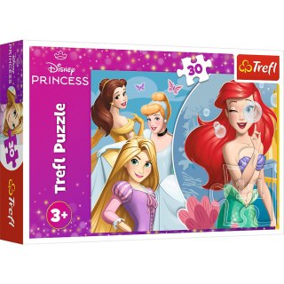 Trefl Puzzle Puzzle - 30 - Piękny dzień księżniczek - Disney Princess - Trefl 18308