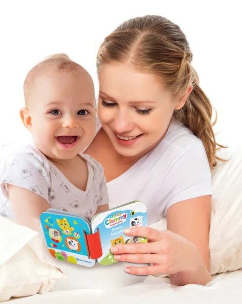 Clementoni Clemmy Słodkie Zwierzaki Kotek Piesek Krówka Klocki Książeczka Clementoni 17849