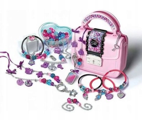 Clementoni Crazy Chic Zestaw DIY Crazy Torebeczka Koraliki Bransoletki Clementoni 17651
