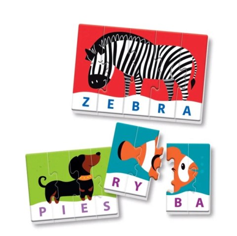 Clementoni Gra edukacyjna Puzzle Moje Pierwsze Słowa Uczę się Bawiąc Język Polski Clementoni 50770