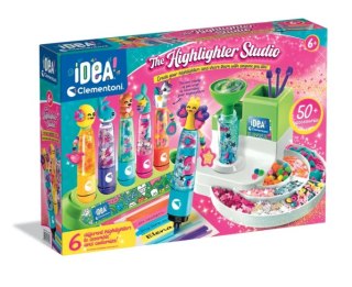 Clementoni Idea Art Zestaw Fabryka Markerów Zakreślaczy 6 sztuk Clementoni 18127