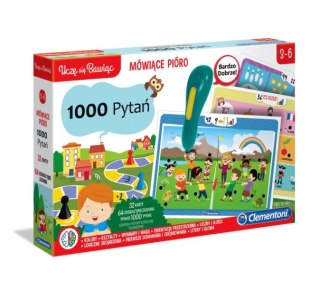 Clementoni Mówiące Pióro 1000 Pytań Uczę się Bawiąc Język Polski Clementoni 50653