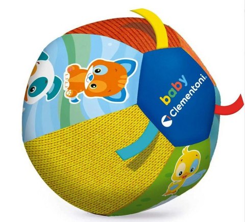 Clementoni Muzyczna Kolorowa Piłka Zwierzątka Miękka Clementoni 17475