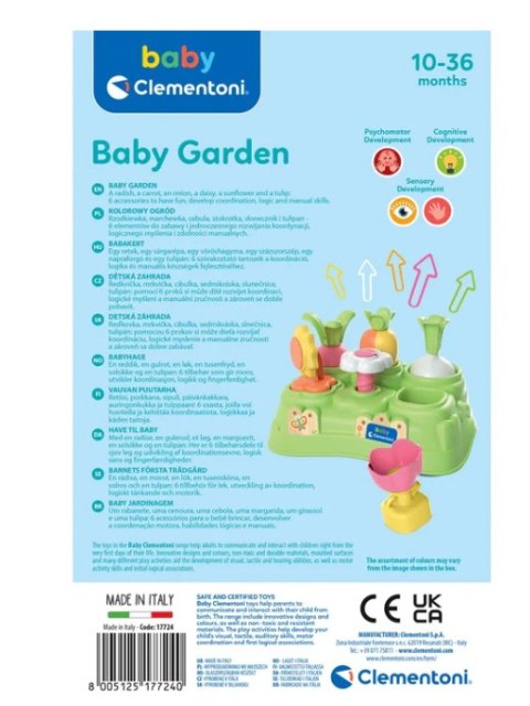 Clementoni Sorter Kolorowy Ogród Kwiatki Clementoni 19504