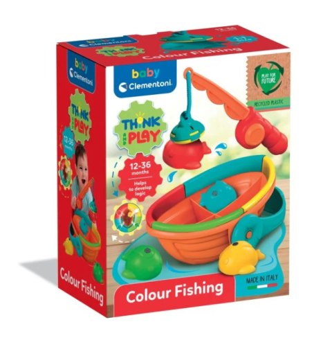Clementoni Zabawka logiczna Wędka Łowienie Rybek Łódka Clementoni 17581