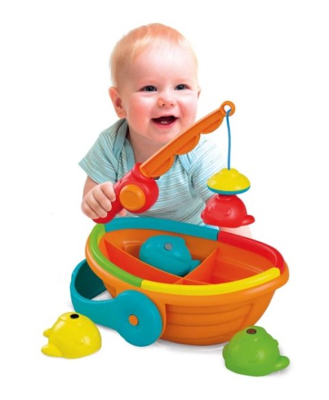 Clementoni Zabawka logiczna Wędka Łowienie Rybek Łódka Clementoni 17581