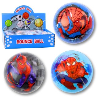 LEAN TOYS Piłka Piłeczka Piankowa Do Odbijania Zabawy Superbohater Spider 6,5 cm