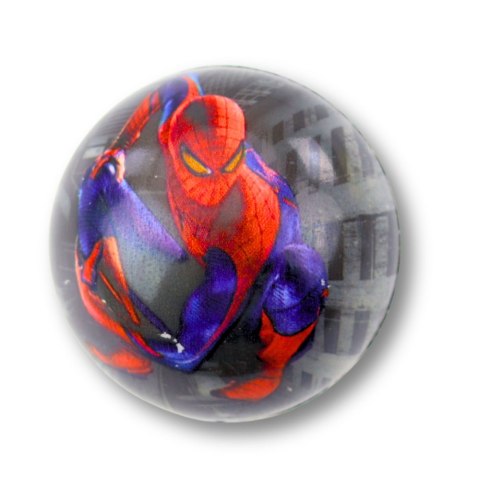 LEAN TOYS Piłka Piłeczka Piankowa Do Odbijania Zabawy Superbohater Spider 6,5 cm
