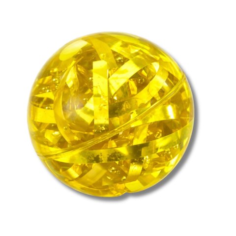 LEAN Toys Elastyczna Piłka Do Odbijania Z Kauczuku Konfetti Świeci Mix 7 cm