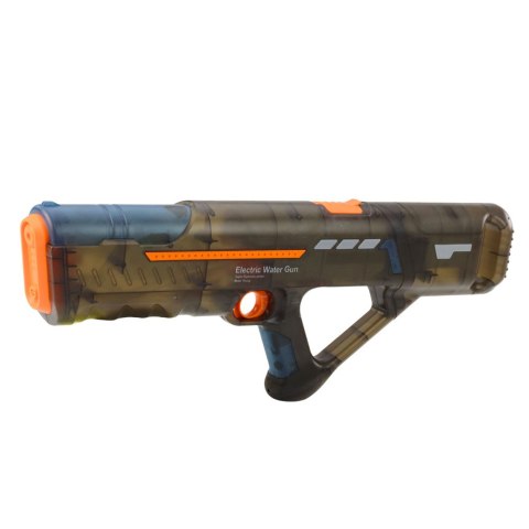 LEAN Toys Elektryczny Pistolet Karabin Na Wodę Akumulator Przeźroczysty Czarny 55 cm