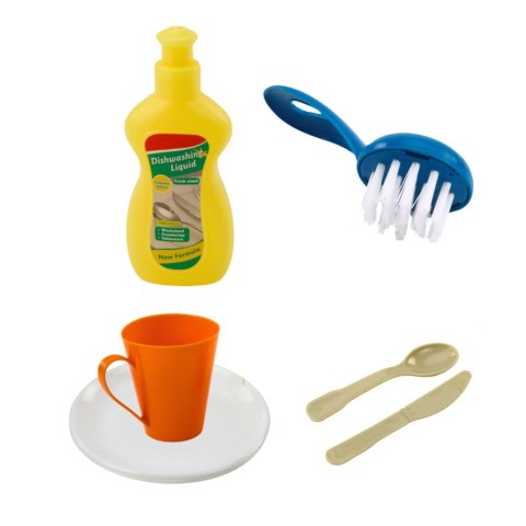 LEAN Toys Elektryczny Zlewozmywak Z Obiegiem Wody Zmiana Koloru Pod Ciepłą Wodą 12el.