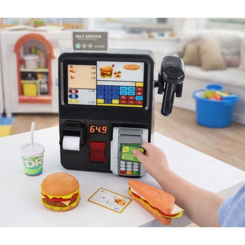 LEAN Toys Kasa Sklepowa Samoobsługowa Terminal Skaner Światła Dźwięki