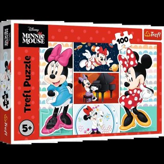 Trefl Puzzle Puzzle - 100 - Zabawna Minnie - Disney - Trefl 16517