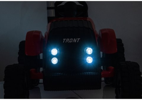 LEAN CARS Traktor Na Akumulator CH9959B Z Przyczepą Czerwony 24V