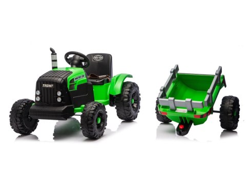 LEAN CARS Traktor Na Akumulator CH9959B Z Przyczepą Jasno Zielony 24V