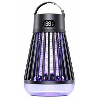 LEAN Elektryczna Lampka Owadobójcza Na Komary Światło UV Czarna