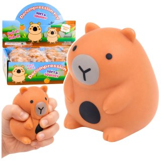 LEAN TOYS Gniotek Antystresowy Kapibara Miękki Squishy Brązowa 7 cm