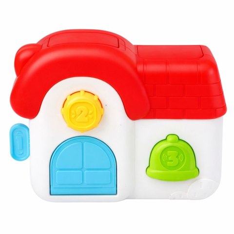 LEAN Toys Domek Interaktywny Edukacyjny Dla Malucha Wyskakujące Zwierzątka