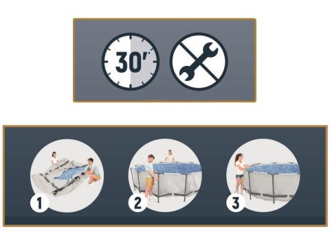 Bestway Bestway Basen STELAŻOWY 366x100cm 10w1 56418