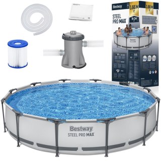 Bestway Bestway Basen STELAŻOWY 6,473L 366x76cm 7w1 pompa + filtr 56416