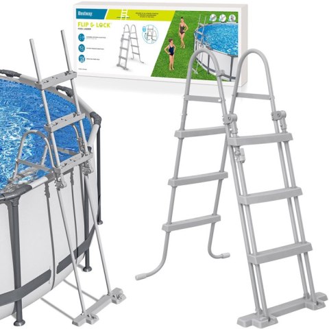 Bestway Bestway DRABINKA do basenu 107cm 58330