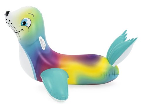 Bestway Bestway Dmuchany materac do pływania FOKA z uchwytami 157x114cm 41479