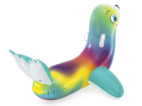 Bestway Bestway Dmuchany materac do pływania FOKA z uchwytami 157x114cm 41479