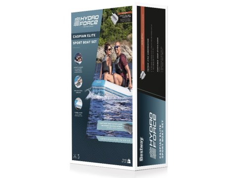 Bestway Bestway Dmuchany ponton CASPIAN 230x130x33cm - zestaw wiosła + pompka 65046