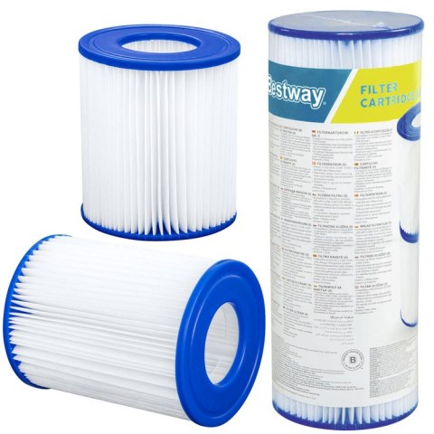 Bestway Bestway Filtr typ II wkład do pompy 2 szt 58094