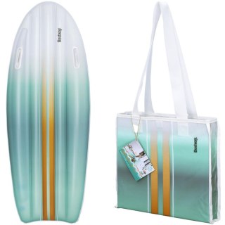 Bestway Bestway Materac plażowy z uchwytami TAHITI 183x71cm + torba plażowa 42072