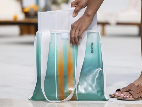 Bestway Bestway Materac plażowy z uchwytami TAHITI 183x71cm + torba plażowa 42072