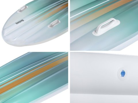 Bestway Bestway Materac plażowy z uchwytami TAHITI 183x71cm + torba plażowa 42072