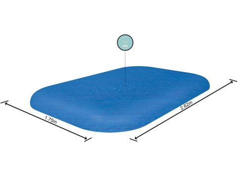 Bestway Bestway Pokrywa na basen dmuchany 262x175cm - mocowanie linkami 58319