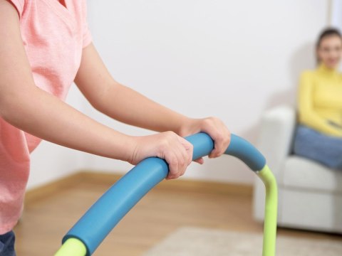 Bestway Bestway Trampolina Wonderjump z uchwytem wewnątrz/zewnątrz 91x 96cm 59100