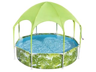 Bestway Bestway basen stelażowy z daszkiem 244x51 cm 56432
