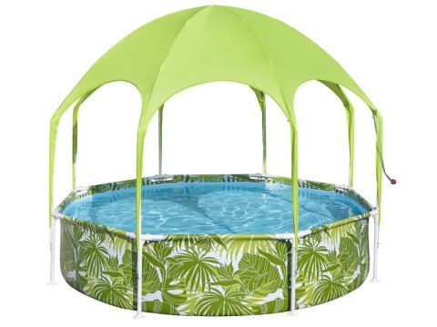 Bestway Bestway basen stelażowy z daszkiem 244x51 cm 56432