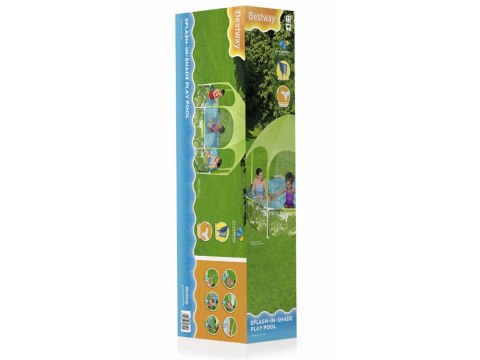 Bestway Bestway basen stelażowy z daszkiem 244x51 cm 56432