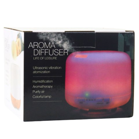 LEAN Nawilżacz Powietrza Dyfuzor Aromaterapia Lampka Nocna LED Pilot 300ml