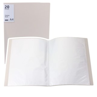 LEAN Teczka Z Koszulkami Album Ofertowy 20 Stron A4 Beżowa