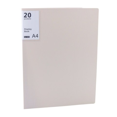 LEAN Teczka Z Koszulkami Album Ofertowy 20 Stron A4 Beżowa