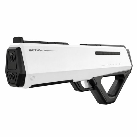 LEAN Toys Elektryczny Pistolet Karabin Broń Na Wodę Biały Zasięg 12m 400ml