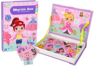 LEAN Toys Magnetyczna Układanka Książka Przebieralnia Kostiumy